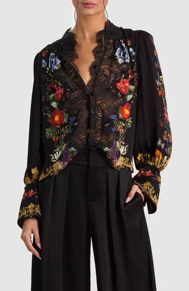 ALICE + OLIVIA ALICE + OLIVIA Marion Lace Top