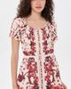 ALICE + OLIVIA ALICE + OLIVIA Mclaine Button Down Tiered Mini Dress Orchard Glow - 2