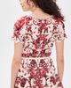 ALICE + OLIVIA ALICE + OLIVIA Mclaine Button Down Tiered Mini Dress Orchard Glow - 3