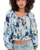 ALICE + OLIVIA ALICE + OLIVIA Mclaine Cropped Blouse Fly Away - 1
