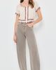 ALICE + OLIVIA ALICE + OLIVIA Mclaine Embr Puff Sleeve Cropped Blouse Orchard Glow - 5