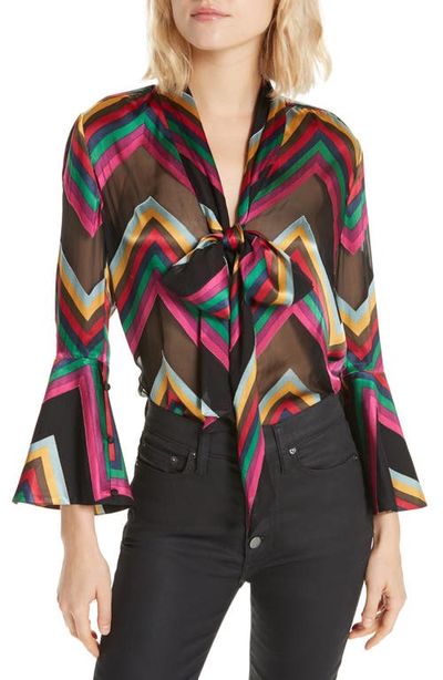 ALICE + OLIVIA Alice + Olivia Meredith Bow Blouse