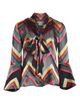 ALICE + OLIVIA Alice + Olivia Meredith Bow Blouse - 5