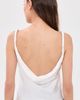 ALICE + OLIVIA ALICE + OLIVIA Monique Twist Strap Cowl Neck Tank Off White - 3