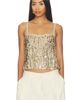 Alice + Olivia Alice + Olivia Nicolette Allover Sequin Tank - 1