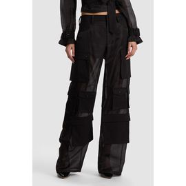 ALICE + OLIVIA ALICE + OLIVIA Olympia Mr. Baggy Sheer Cargo Pants