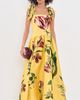 ALICE + OLIVIA ALICE + OLIVIA Oriana Tie Strap Drop Waist Midi Dress Soft Tulip Tuscany - 5