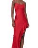 ALICE + OLIVIA ALICE + OLIVIA Palma Ruffle Slip Dress Hibiscus - 1