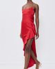 ALICE + OLIVIA ALICE + OLIVIA Palma Ruffle Slip Dress Hibiscus - 2