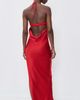 ALICE + OLIVIA ALICE + OLIVIA Palma Ruffle Slip Dress Hibiscus - 3