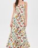 ALICE + OLIVIA ALICE + OLIVIA Polly Seamed Drop Waist Dress Desert Springs Vanilla - 2