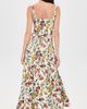 ALICE + OLIVIA ALICE + OLIVIA Polly Seamed Drop Waist Dress Desert Springs Vanilla - 3