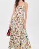 ALICE + OLIVIA ALICE + OLIVIA Polly Seamed Drop Waist Dress Desert Springs Vanilla - 5