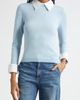 ALICE + OLIVIA ALICE + OLIVIA Porla Collar Stretch Wool Sweater - 1