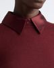 ALICE + OLIVIA ALICE + OLIVIA Porla Collared Wool Blend Sweater - 4