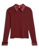 ALICE + OLIVIA ALICE + OLIVIA Porla Collared Wool Blend Sweater - 5