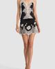 ALICE + OLIVIA ALICE + OLIVIA Rubi Lace Trim Miniskirt - 1