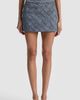 ALICE + OLIVIA ALICE + OLIVIA Rubi Woven Denim Miniskirt - 1