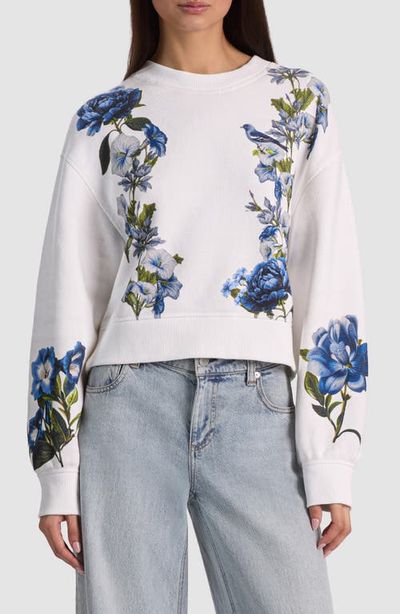 Alice + Olivia Alice + Olivia Russel Floral Print Sweatshirt