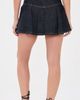 ALICE + OLIVIA ALICE + OLIVIA Trinity Denim Ruffle Skirt Dark Rinse - 3