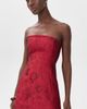 ALICE + OLIVIA ALICE + OLIVIA Velia Removeable Strap Mini Dress Hibiscus - 2
