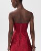 ALICE + OLIVIA ALICE + OLIVIA Velia Removeable Strap Mini Dress Hibiscus - 3