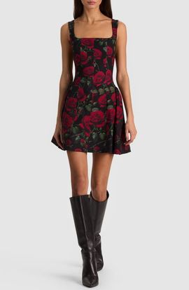 ALICE + OLIVIA ALICE + OLIVIA Vera Dropped Waist Minidress