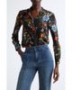 ALICE + OLIVIA ALICE + OLIVIA Willa Placket Silk Shirt - 1