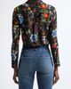 ALICE + OLIVIA ALICE + OLIVIA Willa Placket Silk Shirt - 2