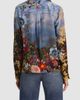 ALICE + OLIVIA ALICE + OLIVIA Willa Silk Button-Front Shirt - 3