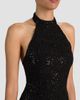ALICE + OLIVIA ALICE + OLIVIA Women's Koi Sequined Lace Halter Maxi Dress - 4