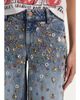 ALICE + OLIVIA Amazing Embellished Mid-Rise Baggy Jeans - 5