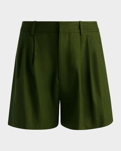 ALICE + OLIVIA Conry Relaxed Linen Shorts