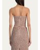 ALICE + OLIVIA Cosette Sequined Strapless Top - 3