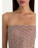 ALICE + OLIVIA Cosette Sequined Strapless Top - 5