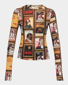 ALICE + OLIVIA Delaina Long-Sleeve Top