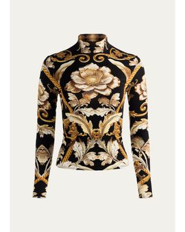 ALICE + OLIVIA Delaina Turtleneck Top