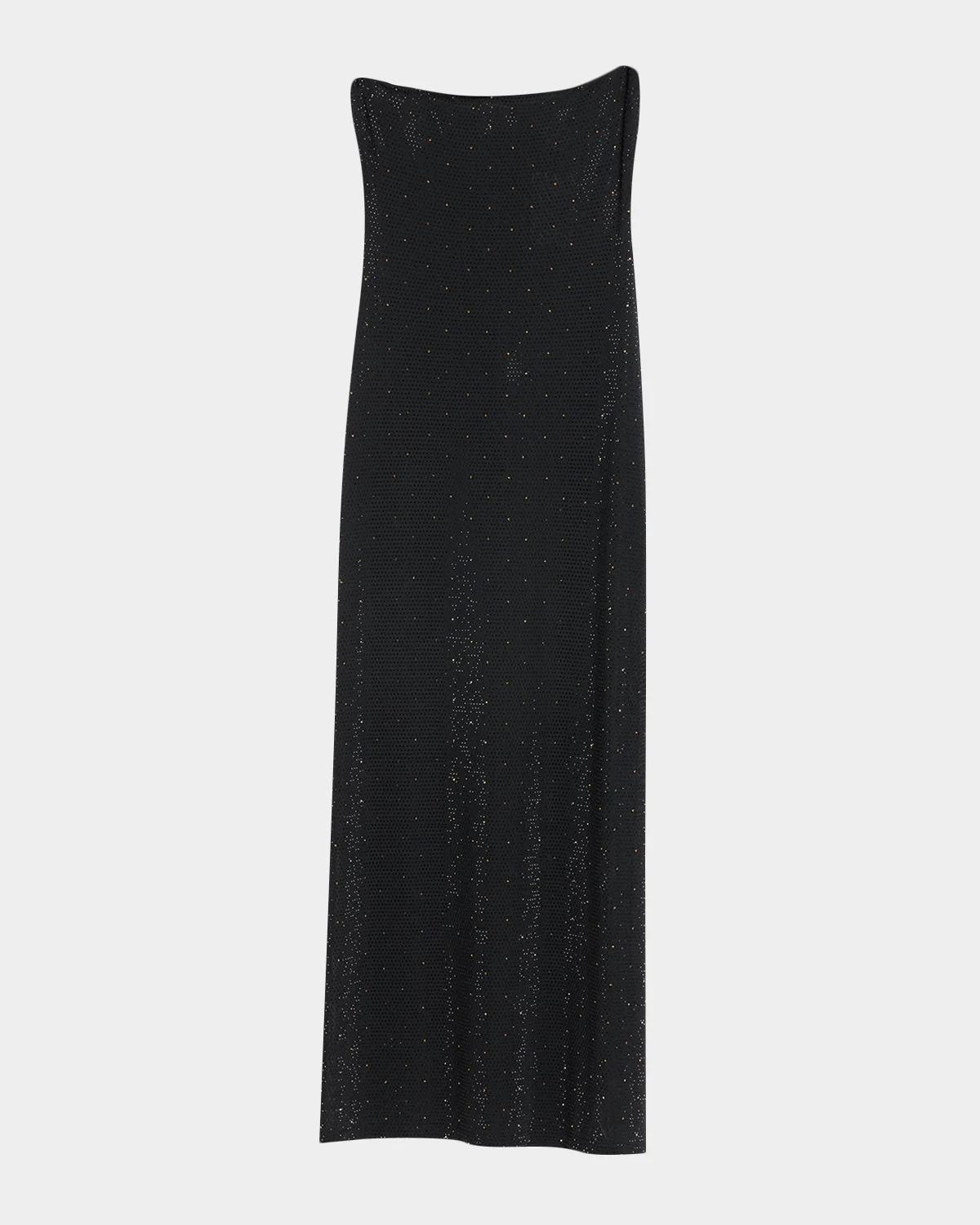 ALICE + OLIVIA Delora Embellished Strapless Midi Dress