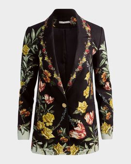 ALICE + OLIVIA Denny Slim Boyfriend Blazer