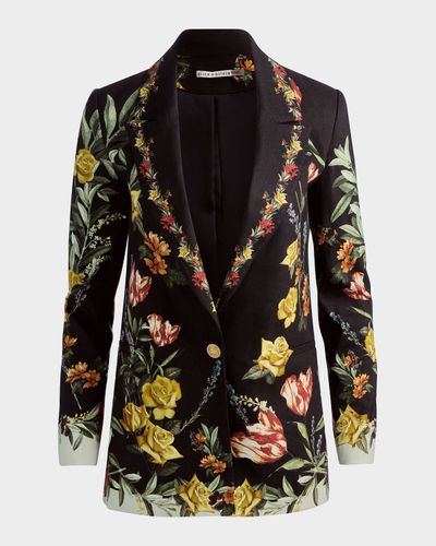 ALICE + OLIVIA Denny Slim Boyfriend Blazer