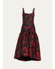 ALICE + OLIVIA Diana Structured Midi Dress - 1
