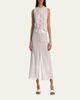 ALICE + OLIVIA Elba Embroidered Cotton Pants - 2