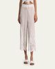 ALICE + OLIVIA Elba Embroidered Cotton Pants - 4