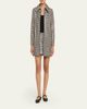 ALICE + OLIVIA Eleana Woven Vegan Leather Mini Skirt - 2