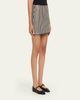 ALICE + OLIVIA Eleana Woven Vegan Leather Mini Skirt - 4