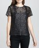 ALICE + OLIVIA Eleana Woven Vegan Leather Mini Skirt - 7