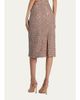 ALICE + OLIVIA Fifi Sequined Midi Skirt - 3