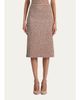 ALICE + OLIVIA Fifi Sequined Midi Skirt - 4