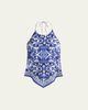 ALICE + OLIVIA Frenchie Handkerchief Halter Top - 1