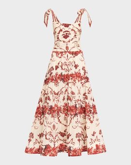 ALICE + OLIVIA Haven Flared Maxi Dress